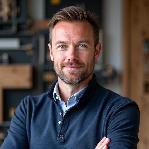 Porträt von Thomas Schmidt, Spezialist für Holzverbindungen